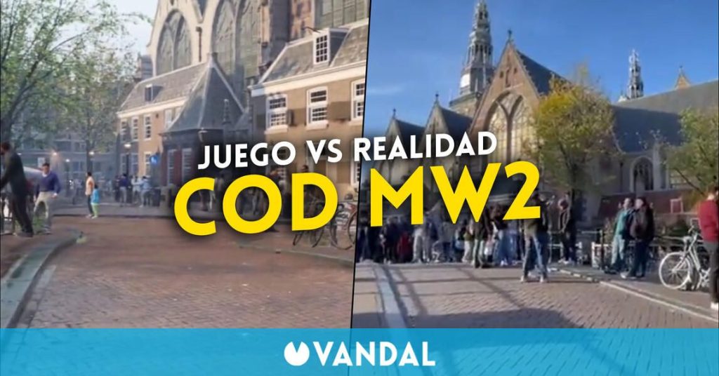 CoD Modern Warfare 2: Comparan el espectacular nivel de Ámsterdam con la vida real