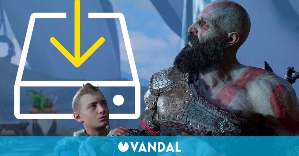 Este es el espacio que ocupará God of War: Ragnarok en PS4 y PS5