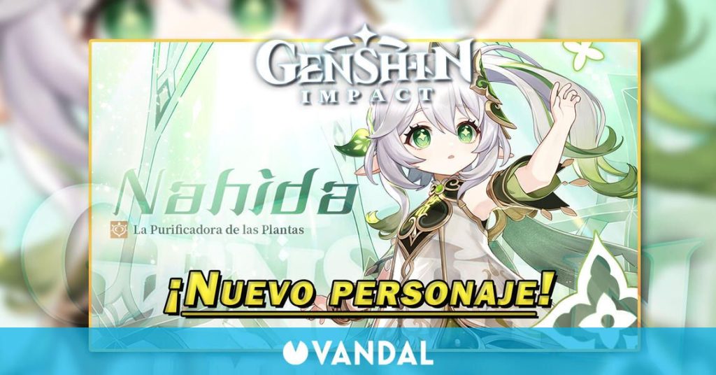 Genshin Impact presenta a Nahida: Tráiler, fecha y habilidades del nuevo personaje