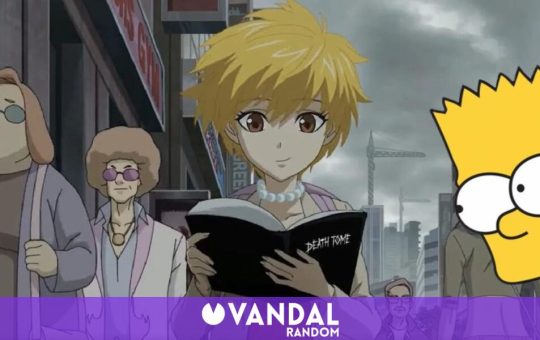 Los Simpson parodian a Death Note en estilo anime para un especial de Halloween