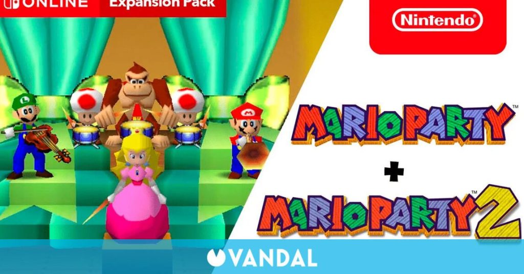 Mario Party 1 y 2 llegan a Nintendo Switch Online + Paquete de expansión el 2 de noviembre