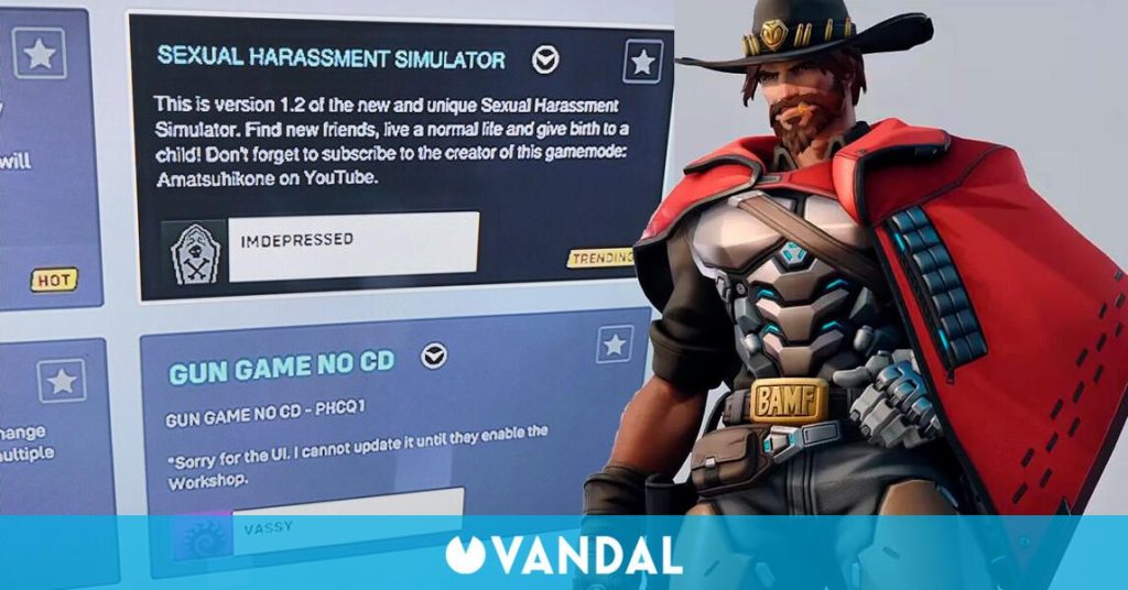 Overwatch 2: Blizzard no elimina por completo un modo personalizado que simula una violación