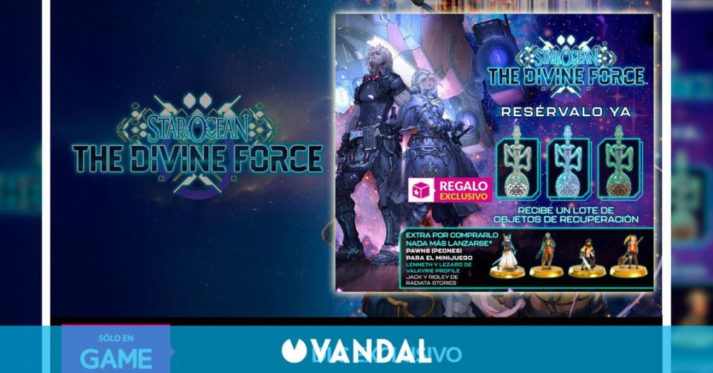 Reserva Star Ocean: The Divine Force en GAME y llévate contenido extra exclusivo