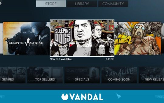 Steam Big Picture, el modo para televisores, recibe por fin la interfaz de Steam Deck