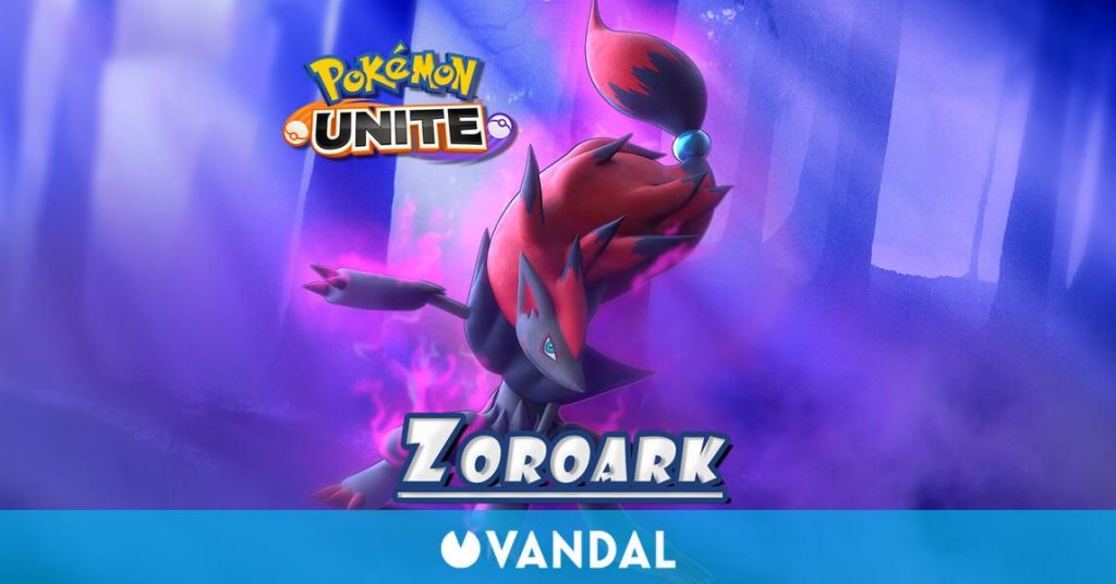 Zoroark llega hoy a Pokémon Unite: Tráiler, habilidades y movimientos