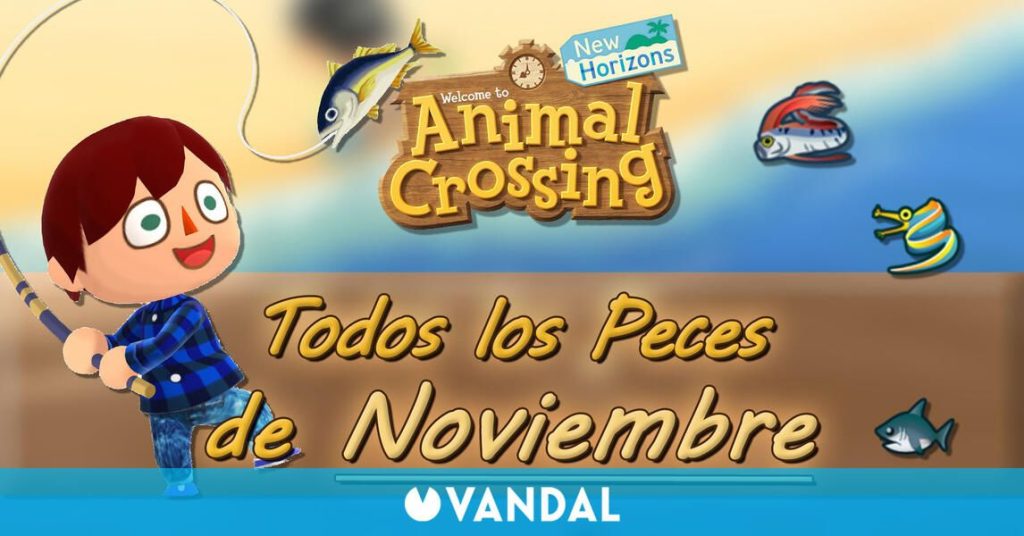 Animal Crossing New Horizons: Todos los Peces disponibles en noviembre 2022