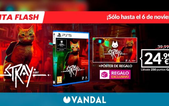 Consigue Stray para PS5 de oferta en GAME por 24,99 euros, con regalo de póster exclusivo