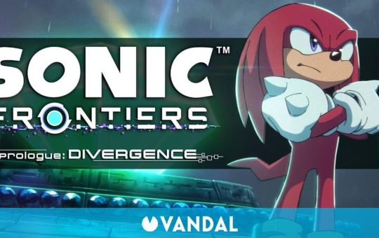 Knuckles se luce en Sonic Frontiers Prologue: Divergence, un corto animado de seis minutos