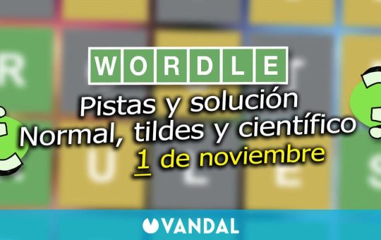 Wordle en español, tildes y científico hoy 1 de noviembre: Pistas y solución a la palabra oculta